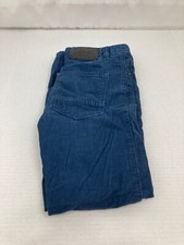 Quicksilver Corduroy Boys Pants Straight Tapered Fit Youth - Size 25 - Dark Blue