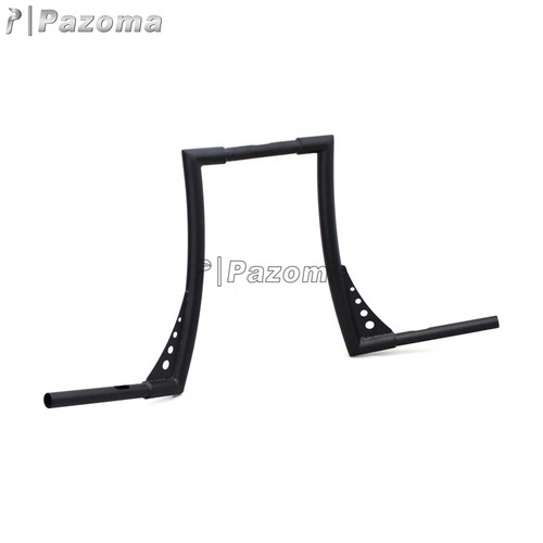 Manillar personalizado de 16" Rise Ape barras de suspensión Fat 1-1/4" para Harley Ultra Limited - Imagen 8 de 12