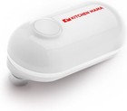 Kitchen Mama Mini Electric Can Opener Smooth Edge: Opens Cans with One Button Pr