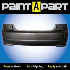 Fits 2004 2005 Honda Civic Sedan Rear Bumper Painted Nh675m Magnesium Metallic