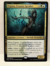 MTG-Zegana, Utopian Speaker- #214- Ravnica Allegiance- Regular- LP