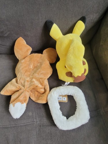 Pokemon Center 9'' Pikachu wearing Eevee Cape Plush very cute gift for birthday - Picture 7 of 8
