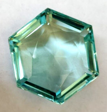 66.25 Ct. AAA Large Aquamarine Hexagon Cut Loose Gemstone Gift for Daughter