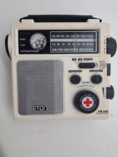 Eton FR-300 Crank AM/FM/TV/WEATHER Emergency Portable Radio/Lights White
