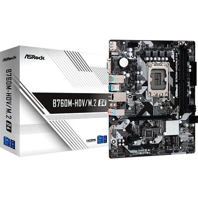 ASRock B760M-HDV/M.2 D4, Mainboard, Sockel 1700
