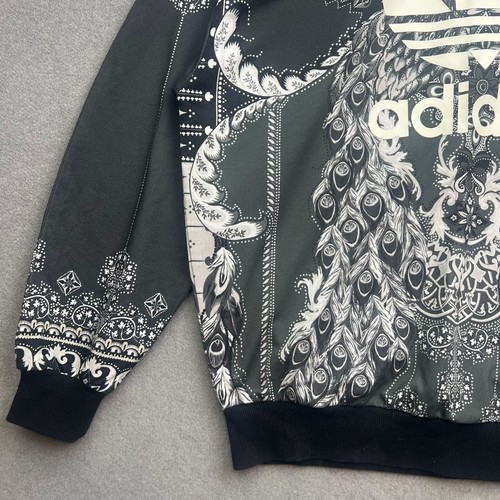 ADIDAS FARM RIO Sweatshirt UK 12 M PAVAO Peacock Bird Originals AOP Boho Paisley - Picture 8 of 12