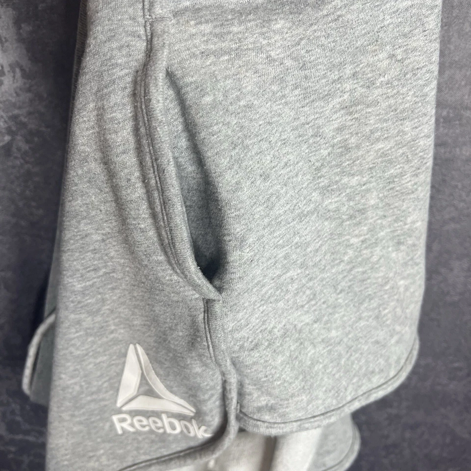 Pantalones Cortos para Mujer Reebok Gris Sudadera Gimnasio Correr Bolsillos Descarados Talla 3XL (42Wx3L) Foto 3 de 4