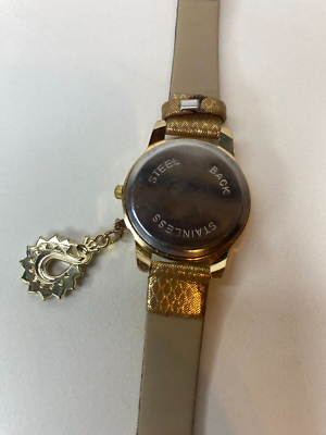 Kim Seng Quartz Gold Tone With Charm Analog Women's Wrist Watch | eBay