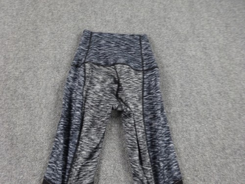 Lululemon Wunder Unterleggings Damen Größe 4 schwarz Steigbügel Stretch - Bild 6 von 13