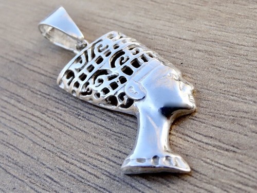 Nefertiti Pendant Sterling Silver 925 
