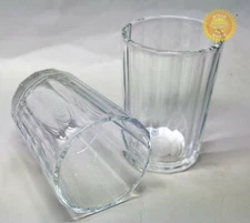 2 pcs Faceted Stopka Stakan Glass Granenny Granchak Soviet USSR Vodka 100 ml