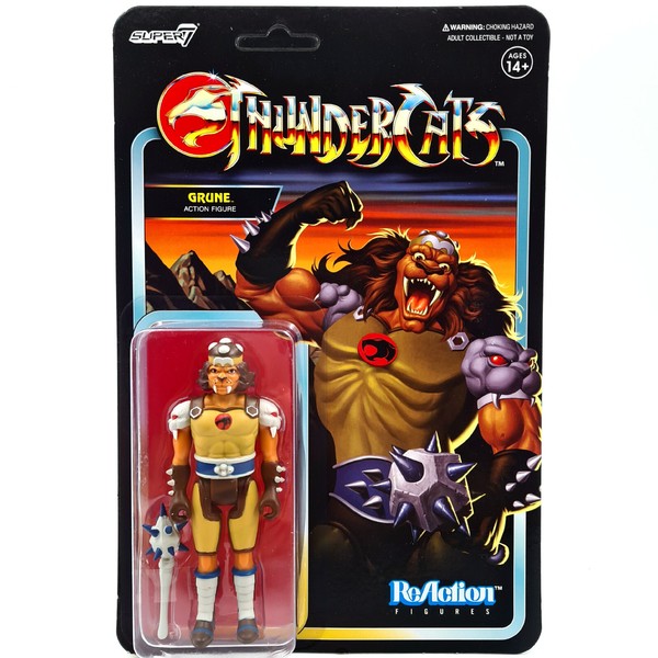 Grune The Destroyer Figur Thundercats SUPER7 Reaction Sdcc 2021 Exklusiv Ovp Neu-image