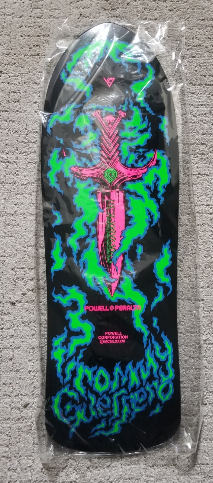 Powell Peralta Bones Brigade Series 14 Tommy Guerrero Blacklight Deck