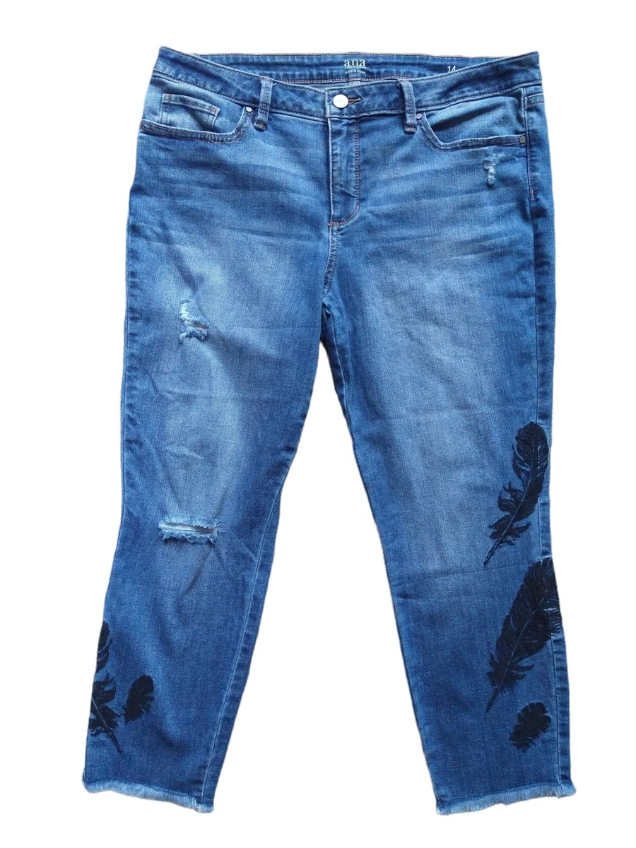 Ana hotsell embroidered jeans