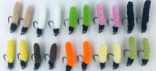 20 Fly Fishing Flies Beaded Dust Mop Fly 10 color combo Euro nymph Trout C10