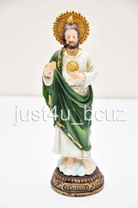 san judas tadeo estatua santo saint jude figurine catholic statue 8