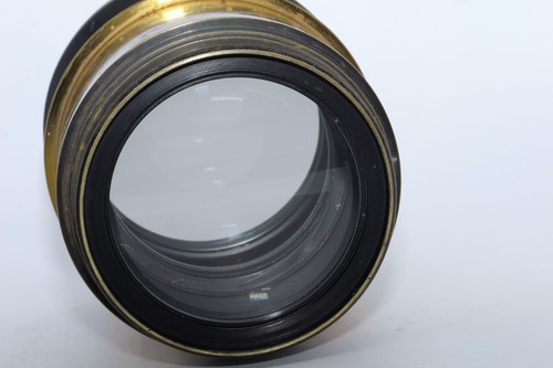 Vintage Cooke Anastigmat 18" f5.6 Series IV Brass lens. Covers 14x17. Wet Plate. - Picture 11 of 18