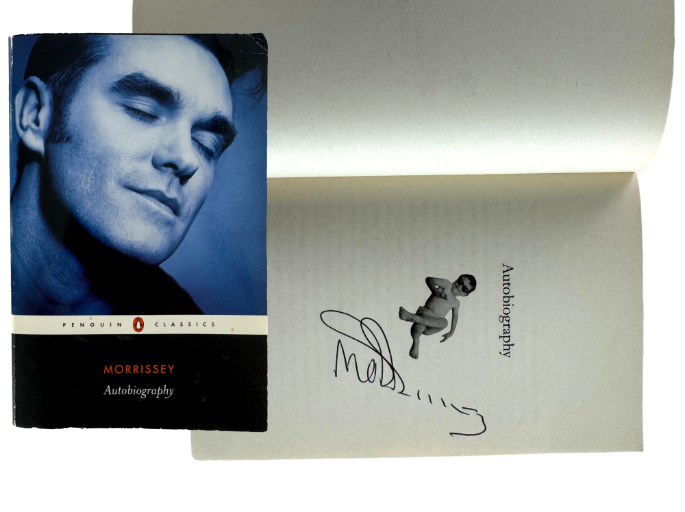 モリッシー　Morrissey サイン入り写真と証明書 MORRISSEY SIGNED VINYL! Authenticated Signature! Morrissey