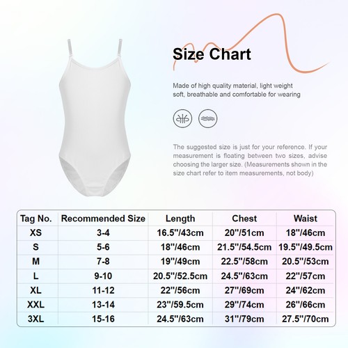 Kids Girls Unitards Ballet Bodysuit Ballerina Rompers Competition Leotard Gym - Picture 31 of 36