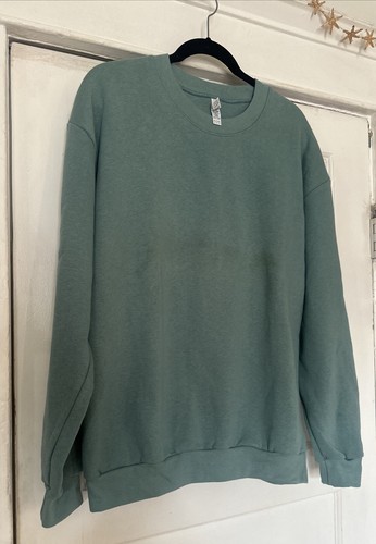 Schönes American Apparel ReFlex Fleece Sweatshirt Sea Green M Neu Unisex - Bild 7 von 18