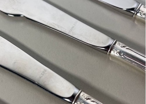 Couteau épandeur de beurre international angélique en argent sterling inox 7 pièces - Photo 8/10