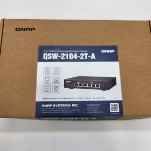 QNAP Unmanaged Network Switch QSW-2104-2T-A - Picture 2 of 4