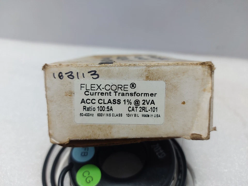 Flex-Core 2RL-101 Current Transformer / 50-400Hz, 600V, 10KV - Image 3 of 4