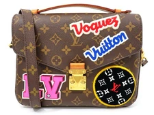 Louis Vuitton M43991 Monogram Patches Pochette Metis MM 2Way Bag #094