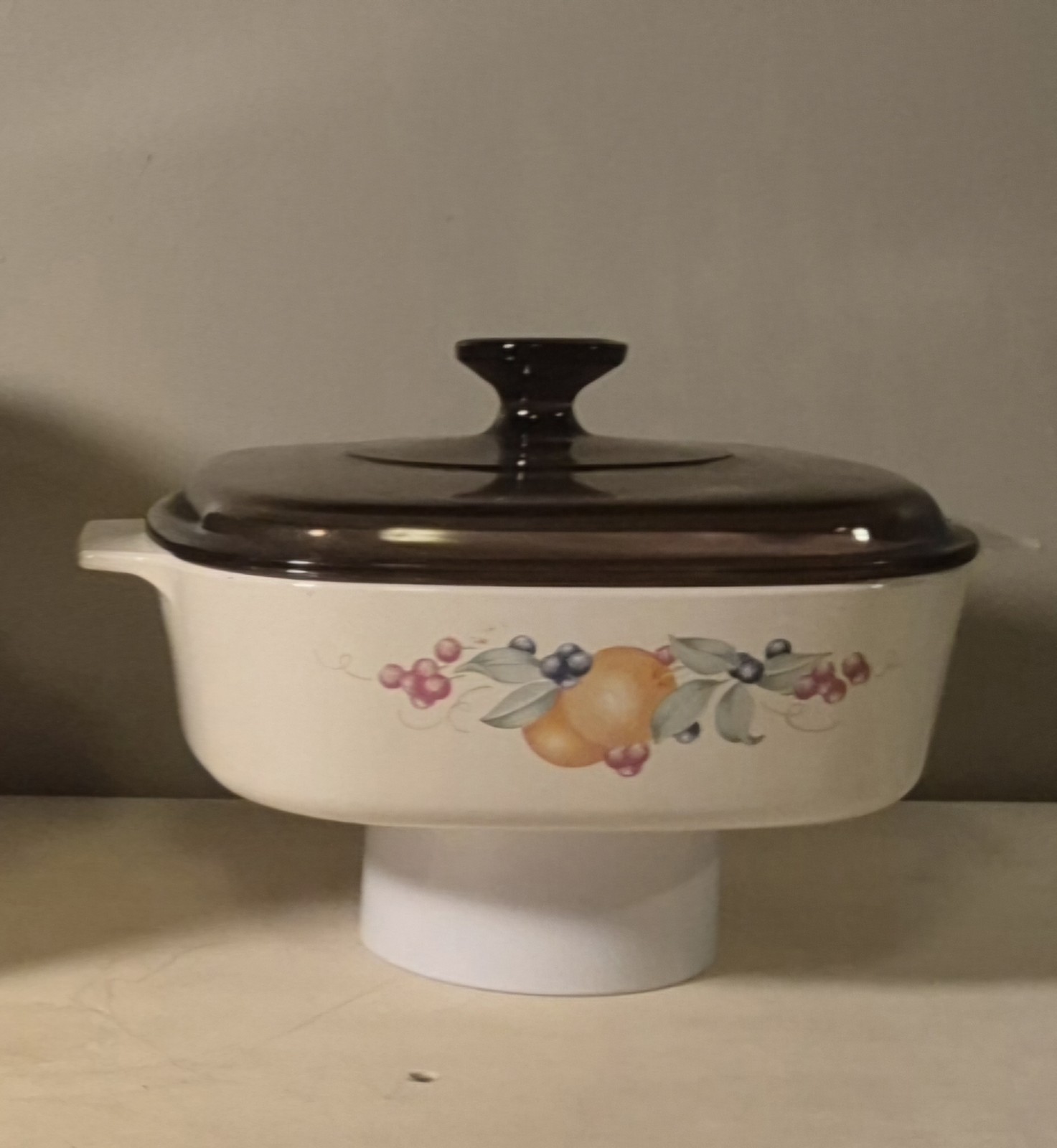 2 Vintage Corning Ware Abundance  A-5-B 5 L And  A-2-B 2 L Casserole Dishes 