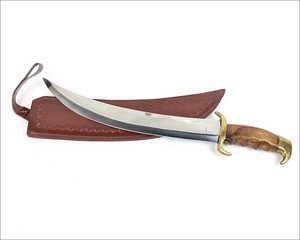 Pakistan High Seas Marauder 17 1/2" Overall Fixed Blade Knife w/ Leather Sheath