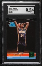 2010-11 Donruss Rated Rookie Emerald Die-Cut Paul George #237 SGC 9.5 Mint+ ya6