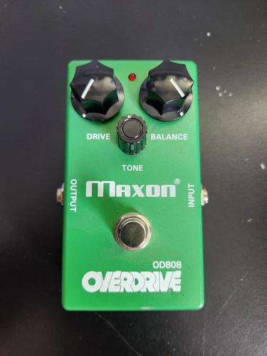 Maxon OD808 Overdrive Guitar Effect Pedal - TESTED - Quick Shipping