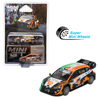 Mini GT 1:64 Hyundai i20 N Rally1 #11 2023 Rally Croatia Winner
