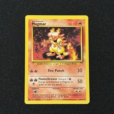 1995 magmar pokemon card value Magmar [1st Edition] #36 Prices | Pokemon Base Set