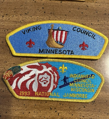 #ad Vintage Boy Scout Patches For MN Councils Merged To Northern Star and PIN $8.99