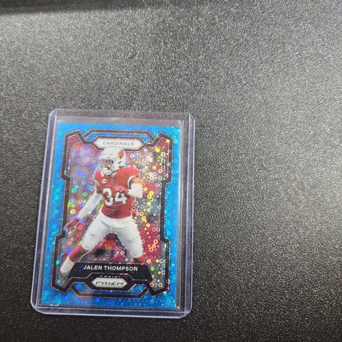 2023 Panini Prizm Jalen Thompson Blue Disco Prizm/95 - Picture 1 of 2
