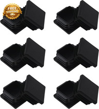 1 12 1.5 Inch Square Tube End Cap Plastic Plugs 12 Pack 1 12 Inch 1.5 Inch