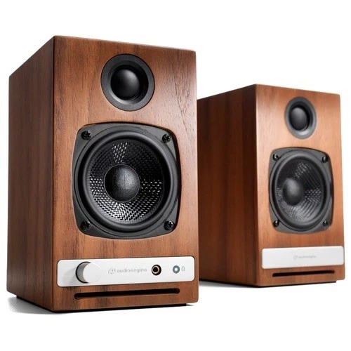 Audioengine HD3 Premium Bluetooth Computer Speakers for Desktop PC - 60W Walnut - Image 2 of 4