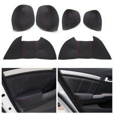 4pcs Leder Abdeckung für Honda Civic 9. Innentür Griff Panel Armlehne Abdeckung