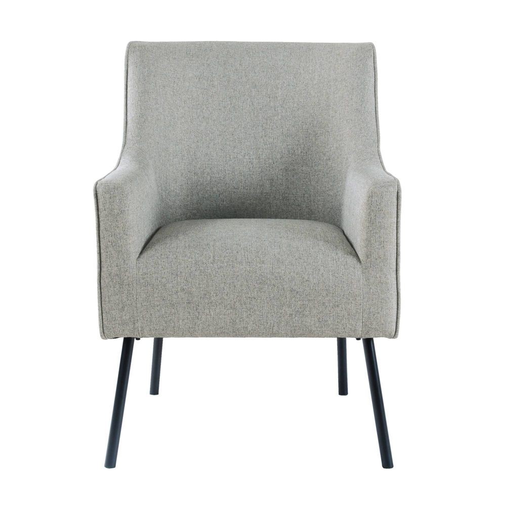 Modern Accent Chair Grey Woven - HomePop 30290₽