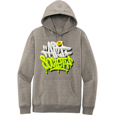 NEW Art Society 3D GRAFFITI DRIP GREY FROST Hoodie SMALL-4XLARGE MADE IN USA