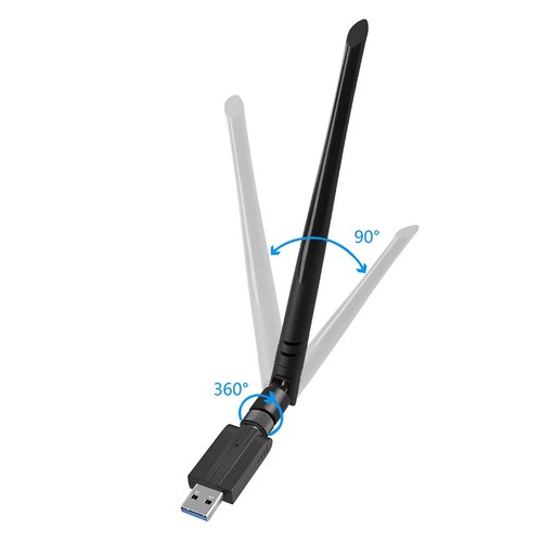 `1200M Dual Band Wifi Netzwerk Karte Usb3.0 Drahtlose Wifi Adapter Für Windo - Photo 6/9