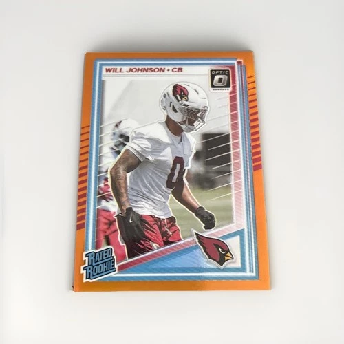 2025 Panini Donruss Optic - Rated Rookie Will Johnson #247 Orange Prizm /299...
