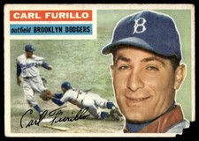 1956 Topps Carl Furillo Brooklyn Dodgers #190