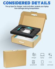 Laptop Box with Protection Foam for up to 17" Notebook Cardboard Laptop Shipping