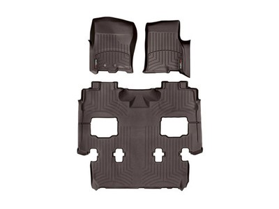 WeatherTech FloorLiner for 2011-2017 Ford Expedition - Full Set, Cocoa