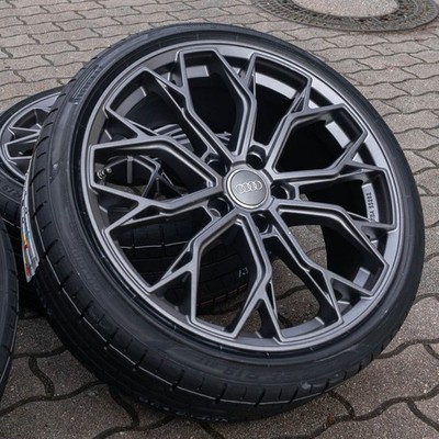 18 Zoll Allwetterräder RW03 für Audi A6 4K F2 A8 F8 Q3 F3 S Line Alufelgen Grau