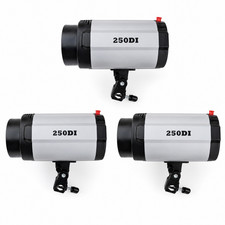 Studio Flash Lighting Kit with softboxes, umbrellas, gels, cables and tripods