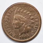 1865 Indian Head Cent Cleaned