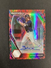 2021 Panini Prizm Draft Picks #PDP11 Brady House Base Auto Snake Skin Prizm /15